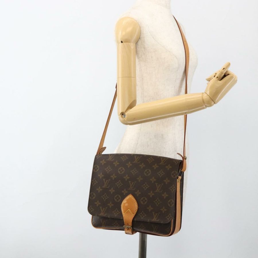【日本直送】路易威登 Monogram Cartouchiere GM 肩背包 M51252 LV Auth 174321A-24