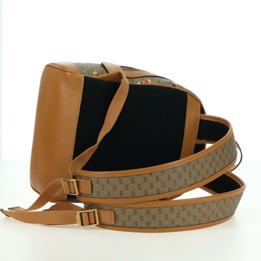 【日本直送】GUCCI Micro GG Supreme Disney 雙肩包 PVC 米色 金色 552884 正品 179866SAM-8