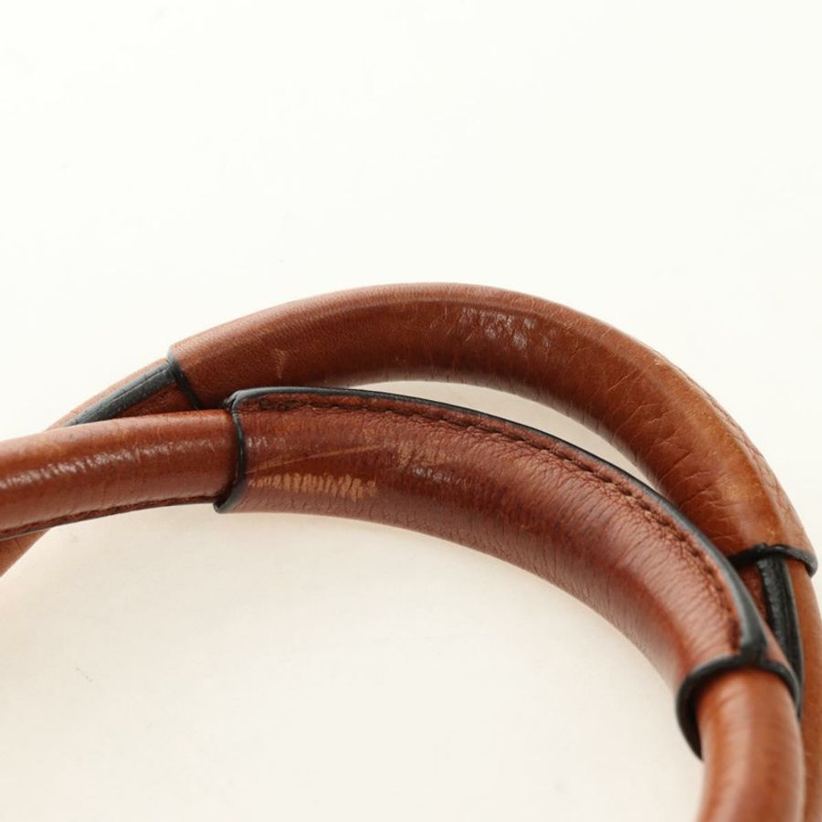 【日本直送】Chloe Paddington 迷你手提包,棕色、銀色、金色皮革,正品 am11785SAM-7