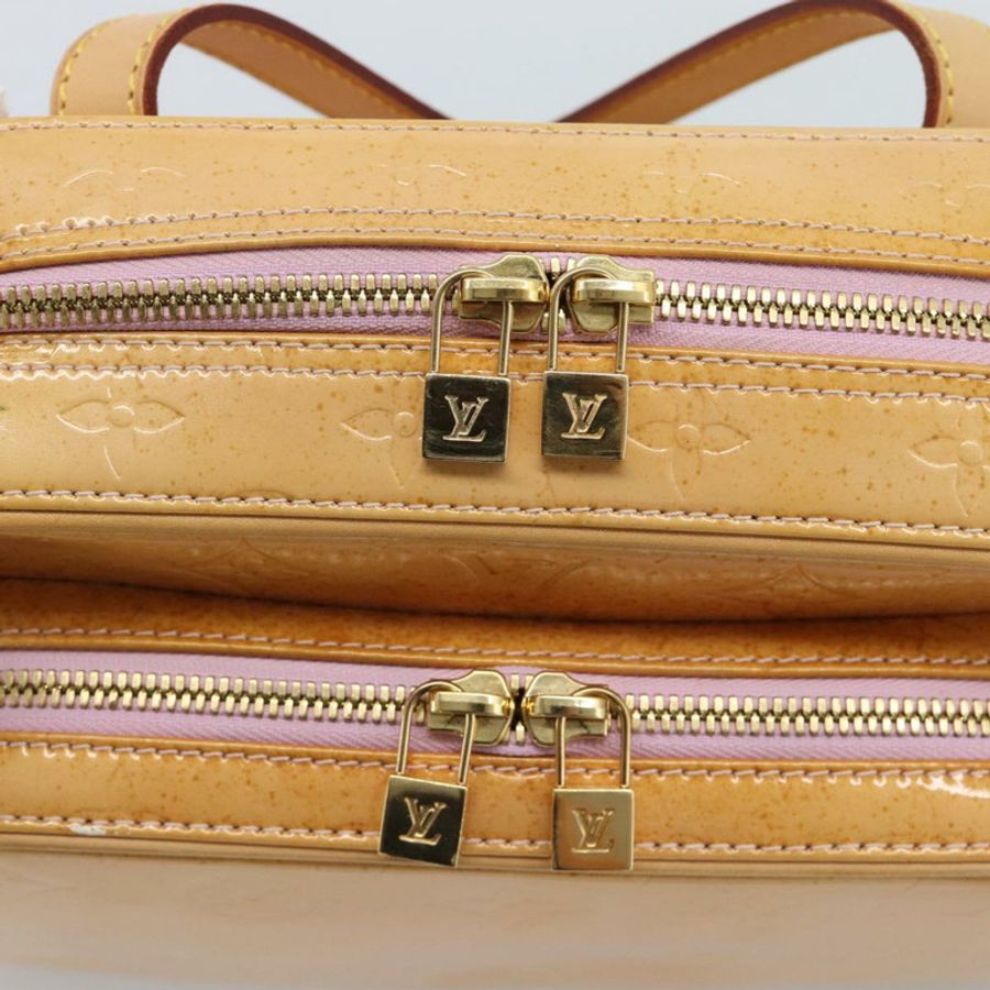 【日本直送】路易威登 Monogram Vernis Marley 雙肩包 粉紅色 M91039 LV 正品 183661A-9