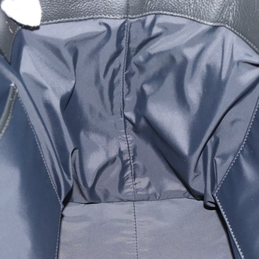 【日本直送】BALENCIAGA 汽車手提包 皮革 2way 黑色銀色 679461 Auth mr2586V-17