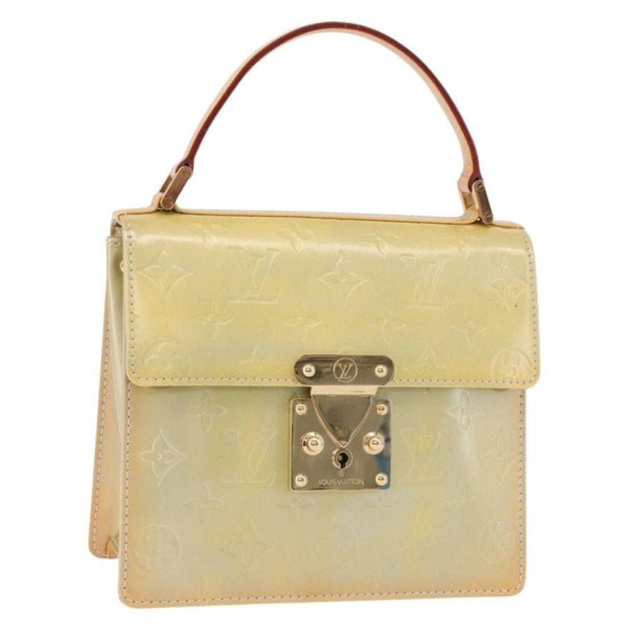 【日本直送】路易威登 Monogram Vernis Spring Street 手提包 灰色 M91029 正品 bs35645A-0