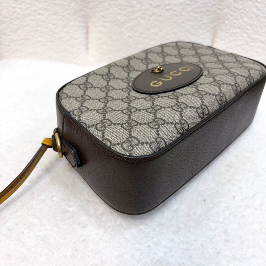 Gucci原花虎頭包相機包 476466-13