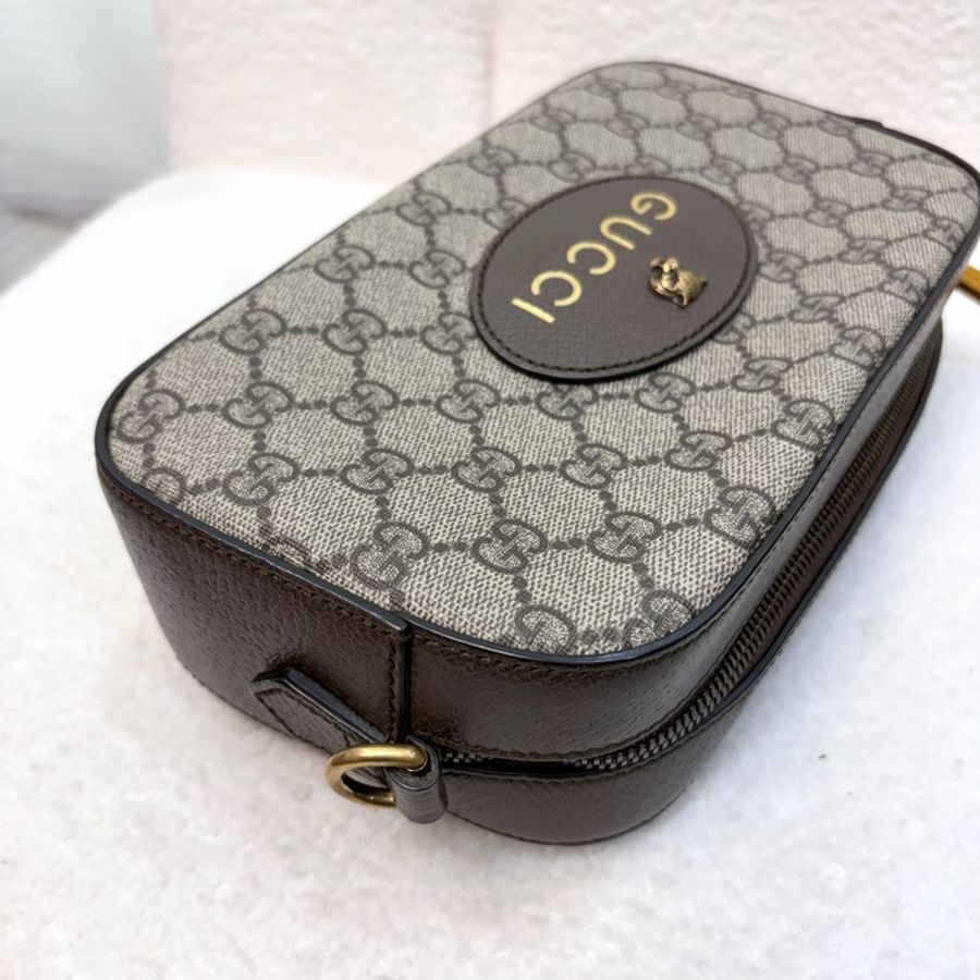 Gucci原花虎頭包相機包 476466-19
