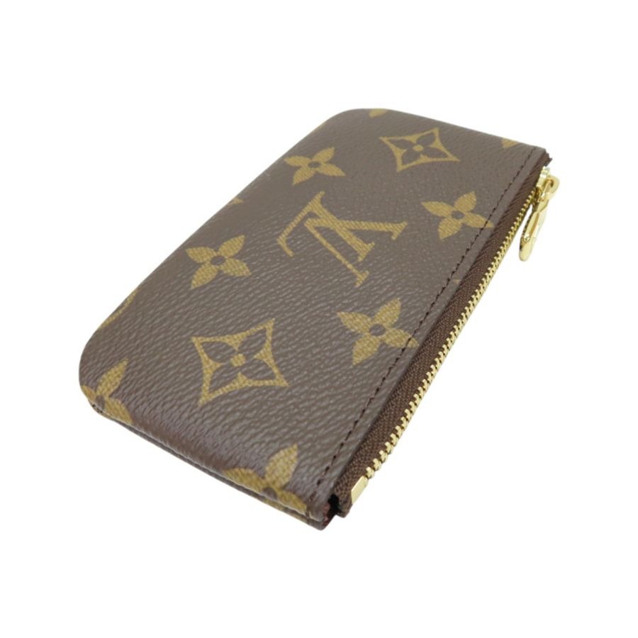 棕色 原花帆布 Pochette Cle 鑰匙 零錢包【LOUIS VUITTON LV 路易威登】 M62650-2