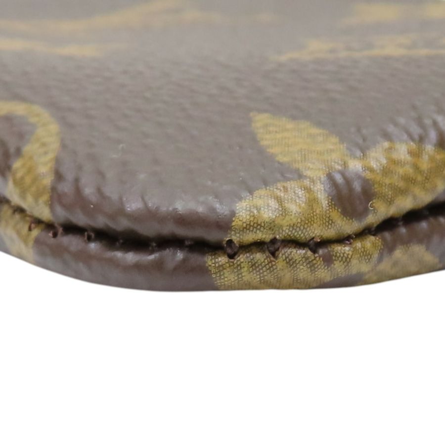 棕色 原花帆布 Pochette Cle 鑰匙 零錢包【LOUIS VUITTON LV 路易威登】 M62650-7