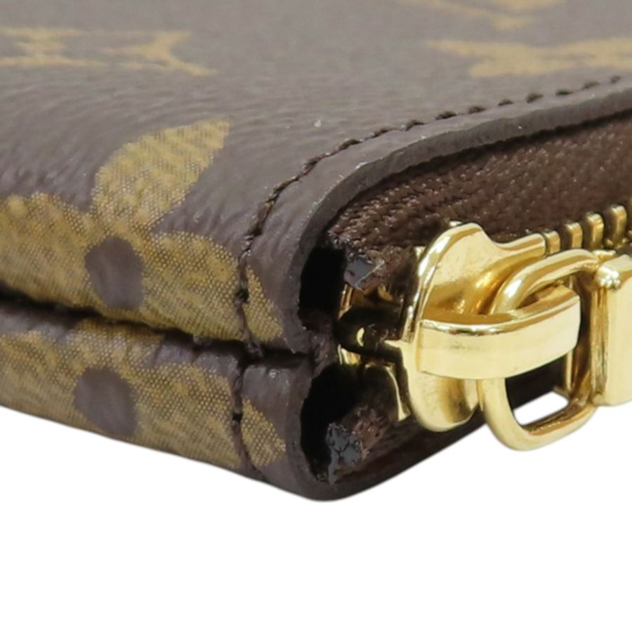 棕色 原花帆布 Pochette Cle 鑰匙 零錢包【LOUIS VUITTON LV 路易威登】 M62650-10