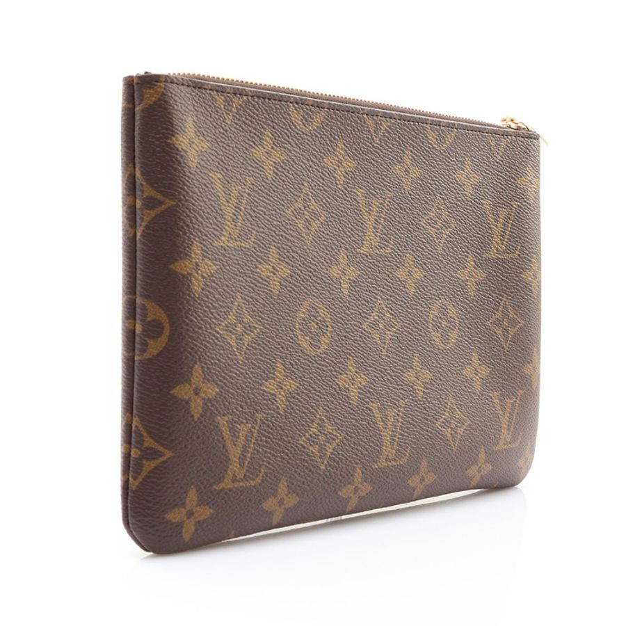 Key Pouch M 鑰匙圈 小包 零錢包 棕色 原花帆布【LOUIS VUITTON LV 路易威登】 M13560-1
