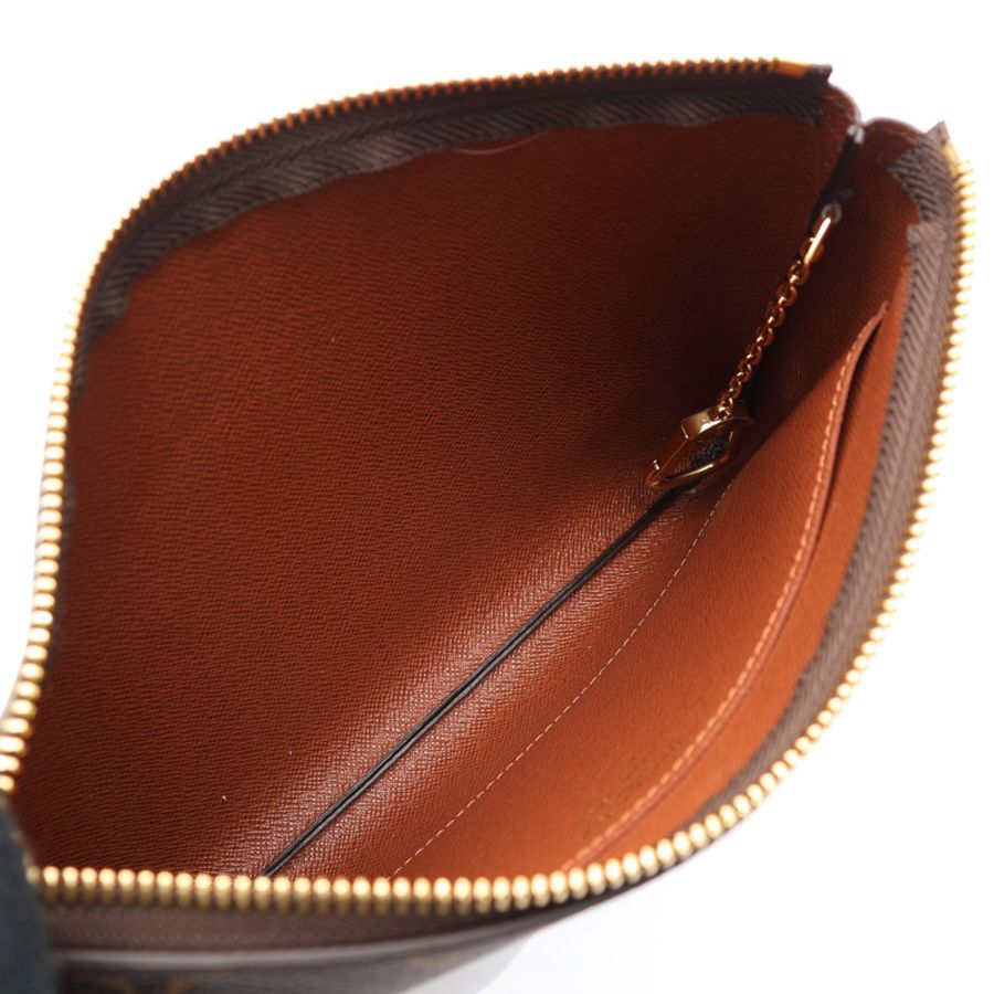 Key Pouch M 鑰匙圈 小包 零錢包 棕色 原花帆布【LOUIS VUITTON LV 路易威登】 M13560-2