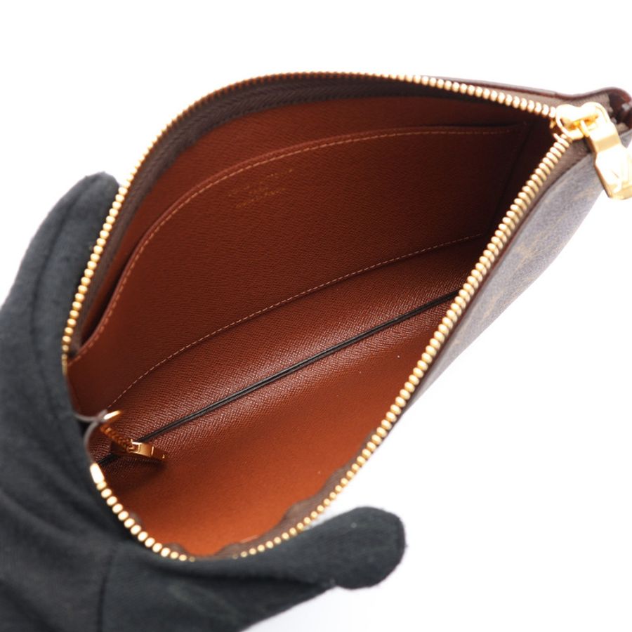 Key Pouch M 鑰匙圈 小包 零錢包 棕色 原花帆布【LOUIS VUITTON LV 路易威登】 M13560-3