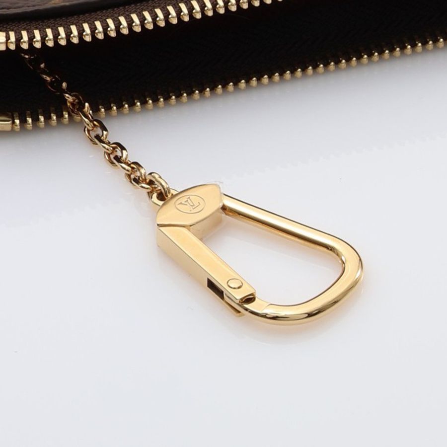Key Pouch M 鑰匙圈 小包 零錢包 棕色 原花帆布【LOUIS VUITTON LV 路易威登】 M13560-7