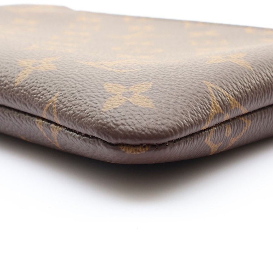 Key Pouch M 鑰匙圈 小包 零錢包 棕色 原花帆布【LOUIS VUITTON LV 路易威登】 M13560-9