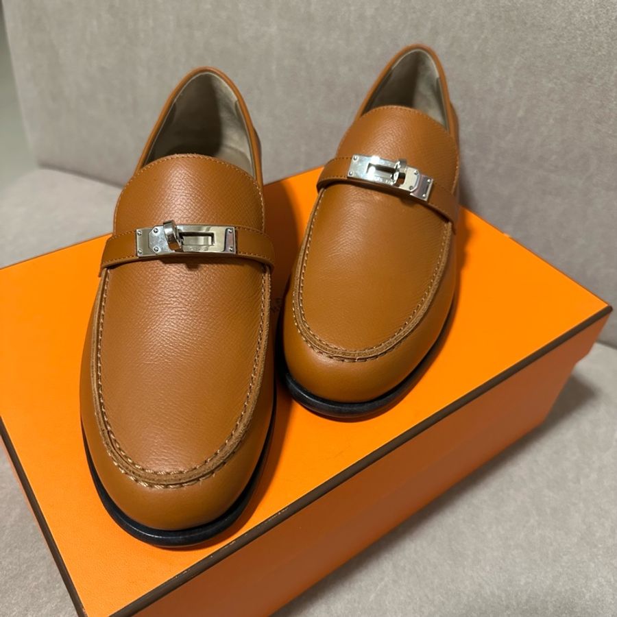 HERMES 💫 Kelly扣 樂福鞋 平底鞋-0