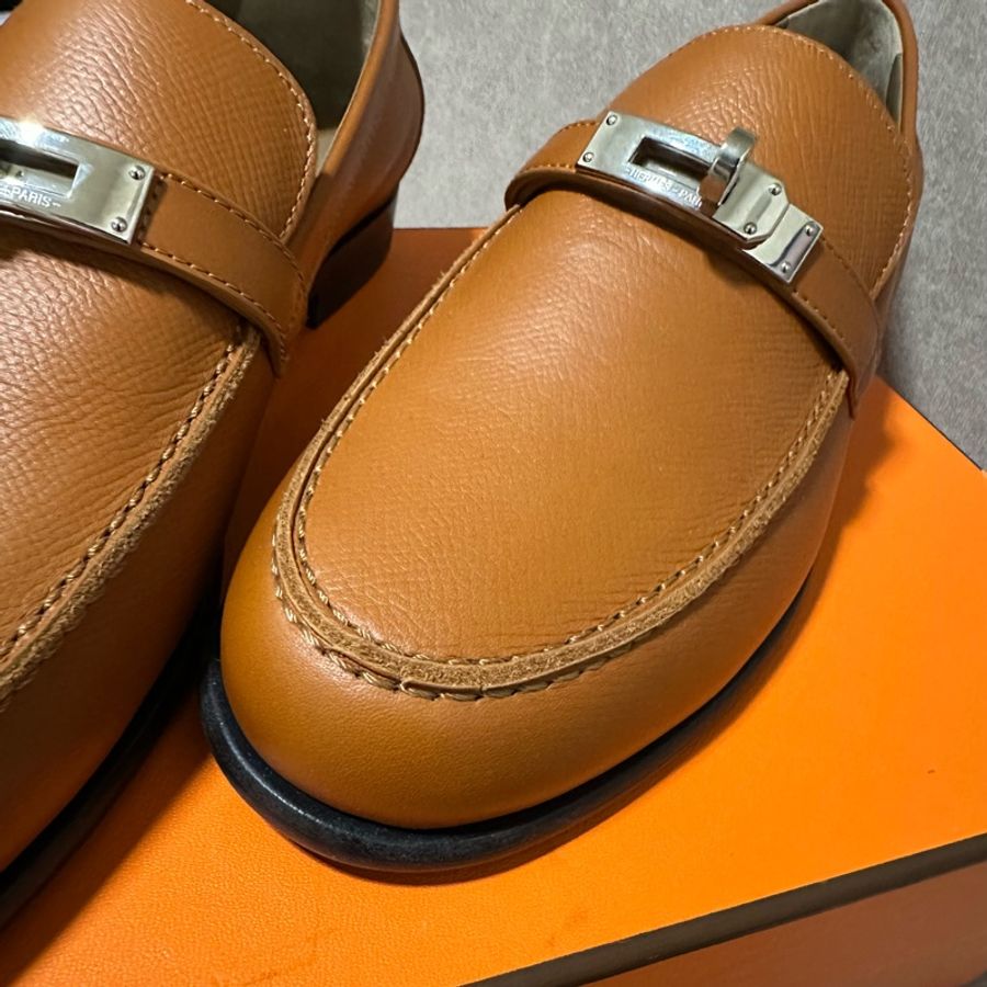 HERMES 💫 Kelly扣 樂福鞋 平底鞋-1