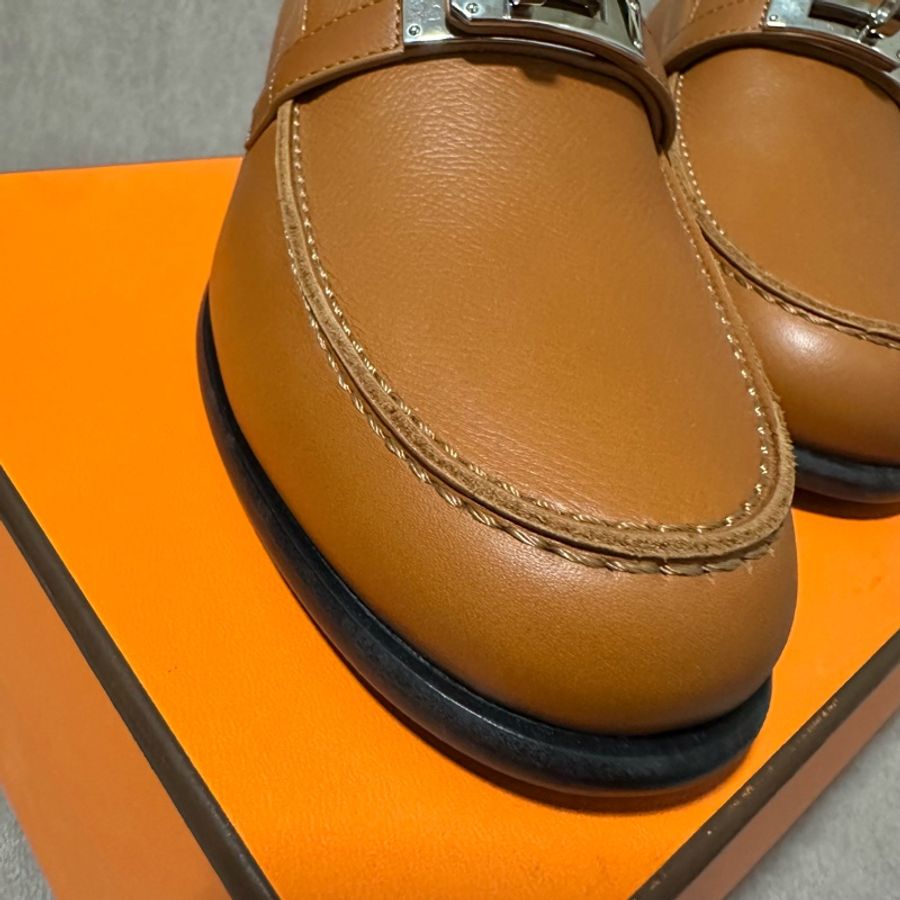 HERMES 💫 Kelly扣 樂福鞋 平底鞋-2