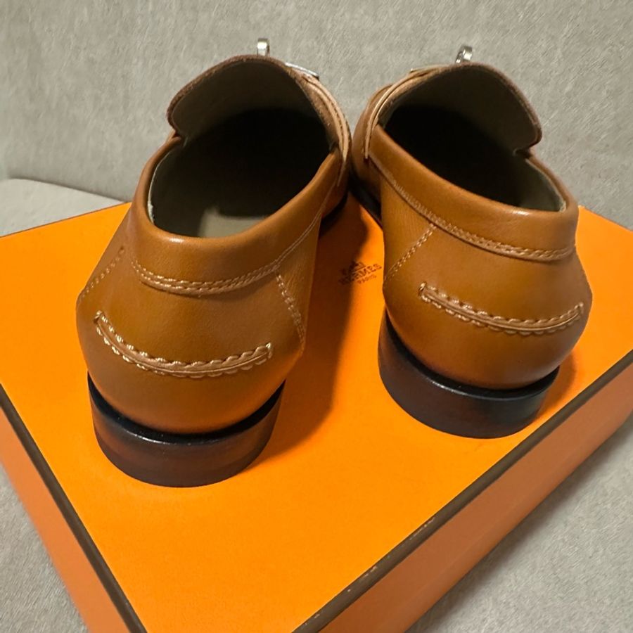 HERMES 💫 Kelly扣 樂福鞋 平底鞋-4