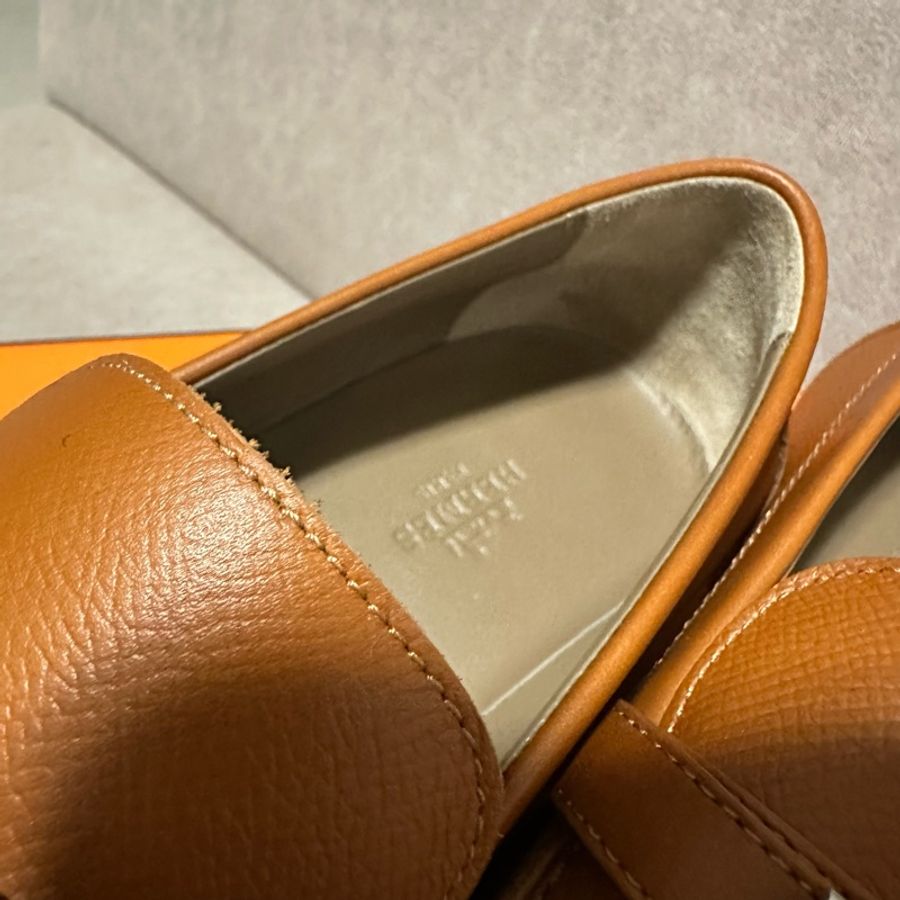 HERMES 💫 Kelly扣 樂福鞋 平底鞋-9