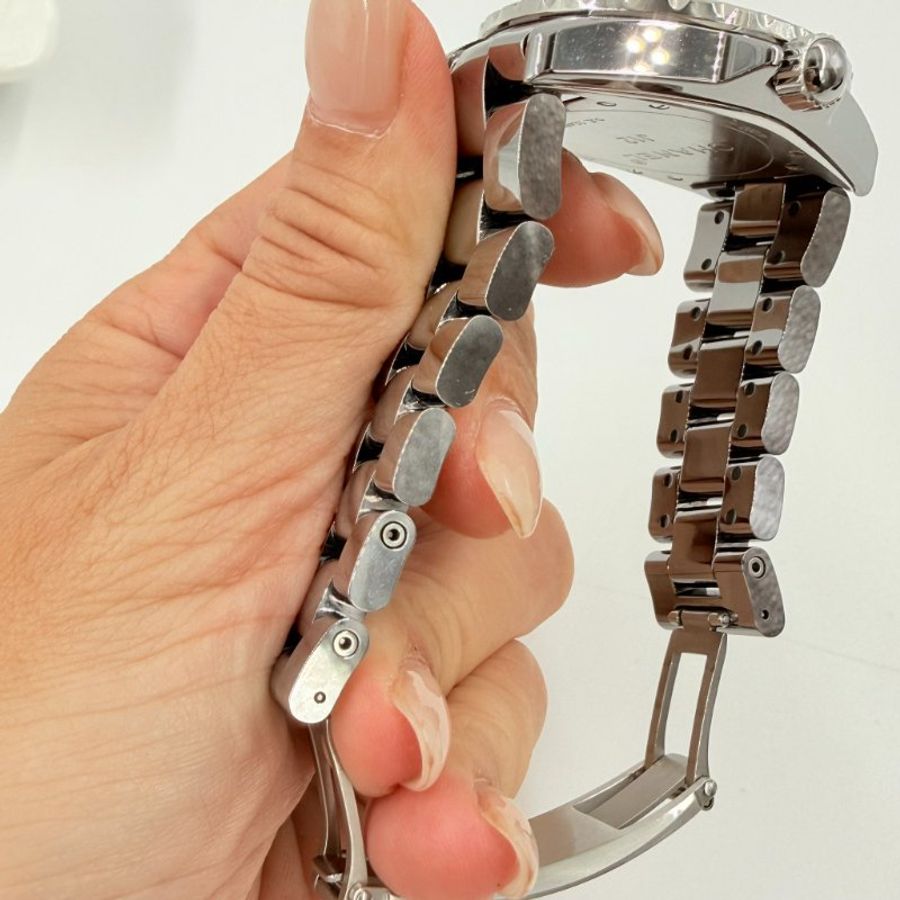 CHANEL - 銀灰色鈦陶瓷機械錶-38 mm-15