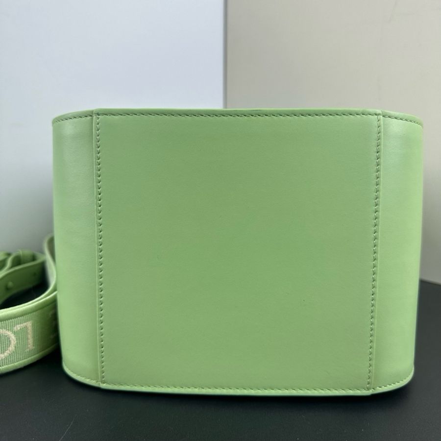 羅意威/Loewe Hammock Compact 吊床包手提包斜挎包 萊姆綠-4