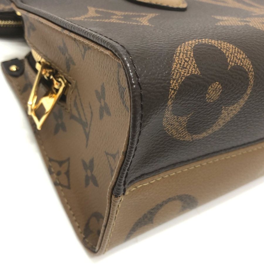路易威登 M46653 OnTheGo EW 手提包，雙肩斜背包，手提包，Monogram 帆布，女士，黑色-6