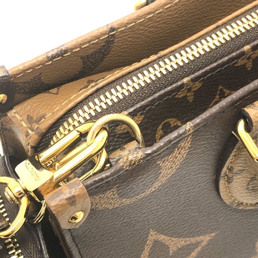 路易威登 M46653 OnTheGo EW 手提包，雙肩斜背包，手提包，Monogram 帆布，女士，黑色-8