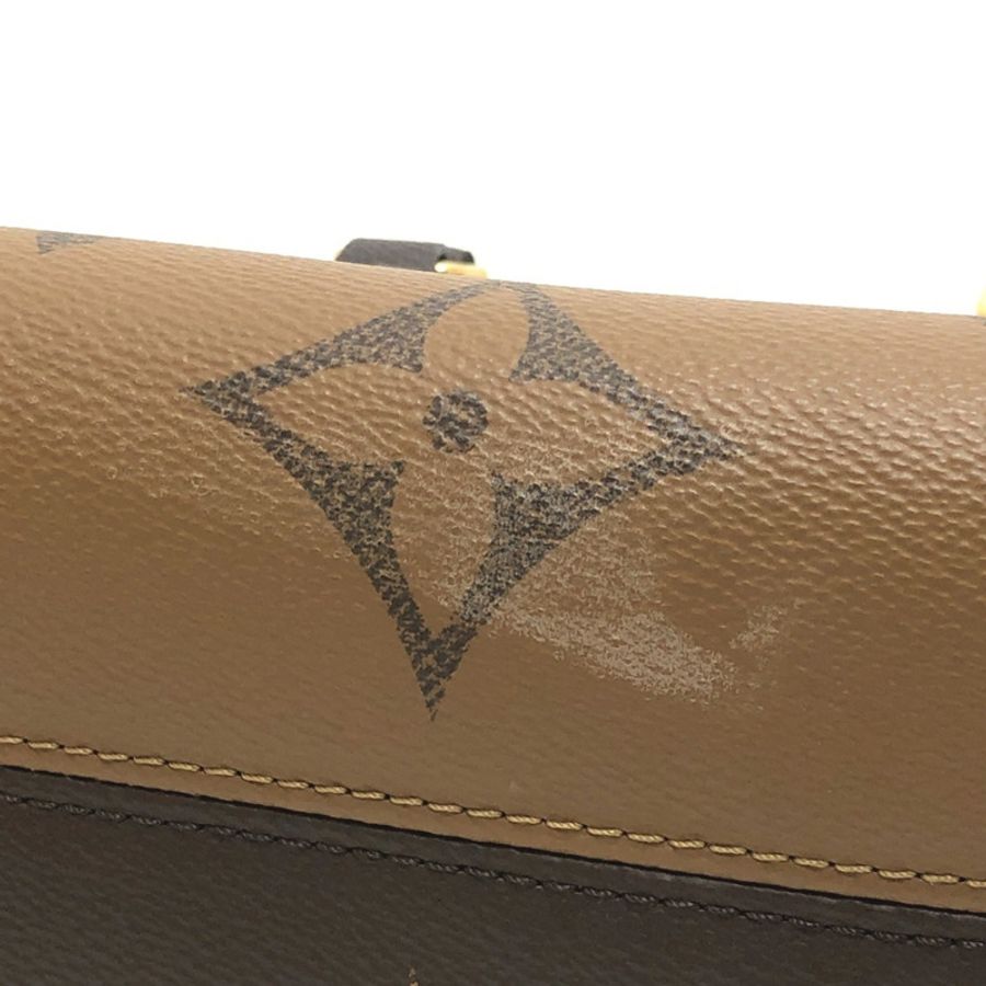路易威登 M46653 OnTheGo EW 手提包，雙肩斜背包，手提包，Monogram 帆布，女士，黑色-9