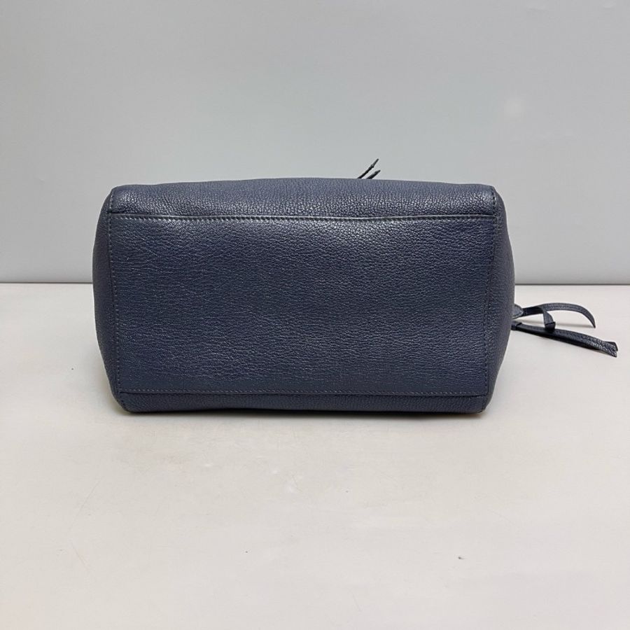 全新閒置🐳#MiuMiu #深藍全皮tote #有肩帶-4