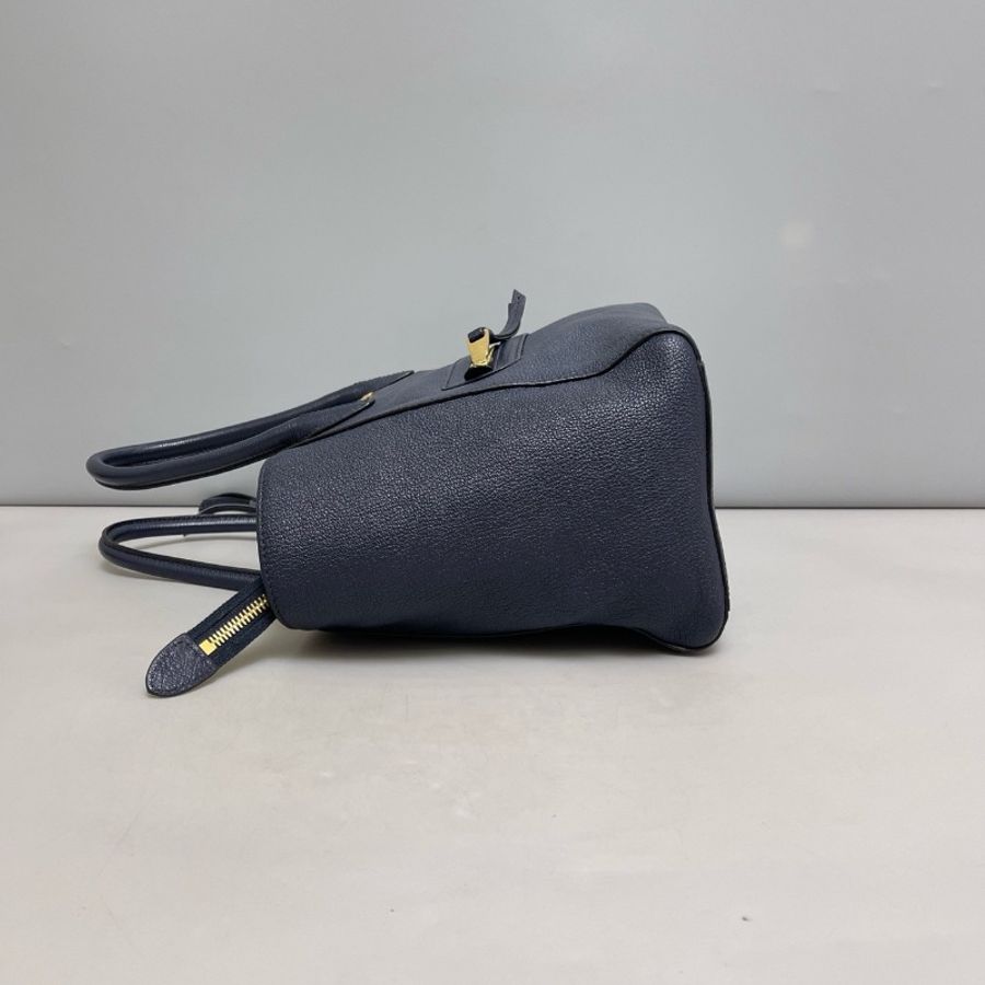 全新閒置🐳#MiuMiu #深藍全皮tote #有肩帶-5