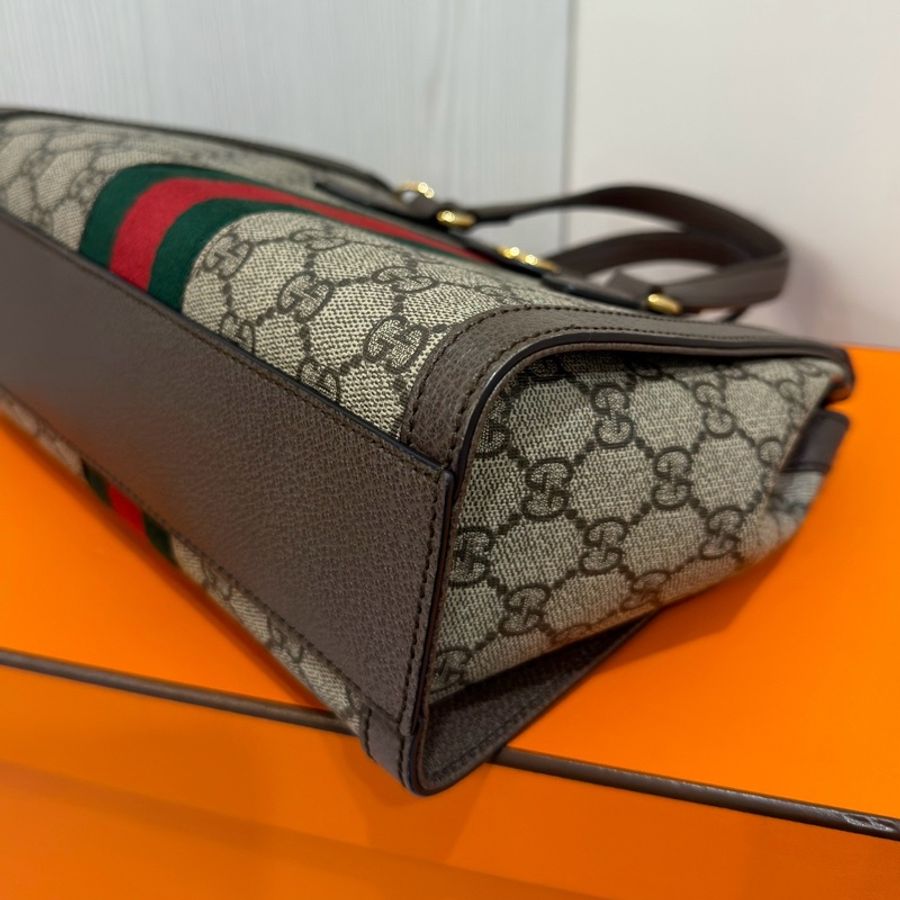 經典不退流行包😍Gucci Ophidia 經典老花小托特包🤎✨-6