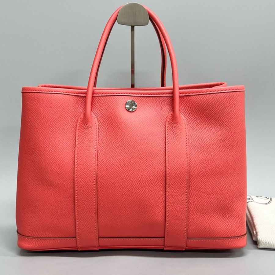 97新 Hermes/愛馬仕garden party花園30手提包-0