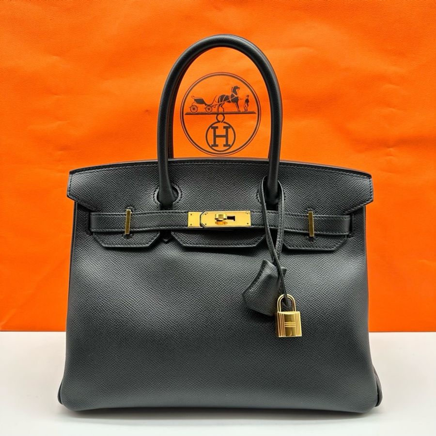 【震撼撿漏價👍🏻全網最低價💫】Hermes/愛馬仕 Birkin30 黑金 四大金剛色 經典永不過時-1