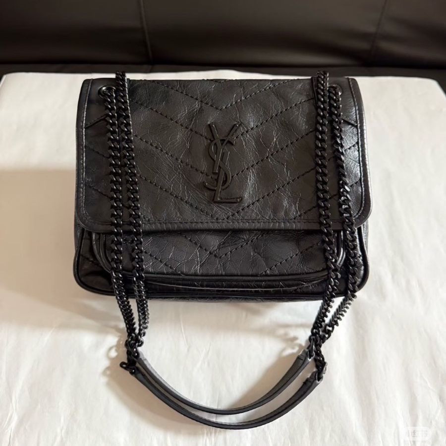 98新🖤#Ysl #niki #soblack全黑小號 #D釦新款-2