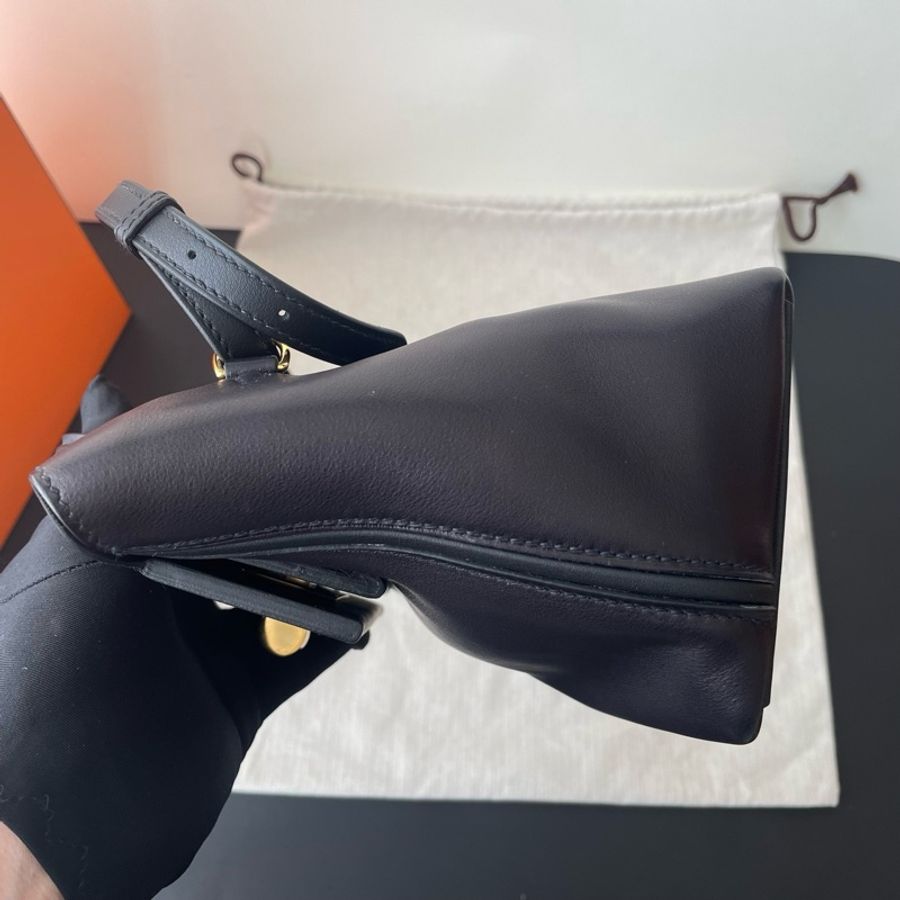 【震撼撿漏價👍🏻全網最低價💫】Hermes/愛馬仕 2424 mini 黑金 近期流行大熱款-4