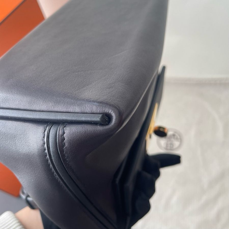 【震撼撿漏價👍🏻全網最低價💫】Hermes/愛馬仕 2424 mini 黑金 近期流行大熱款-8