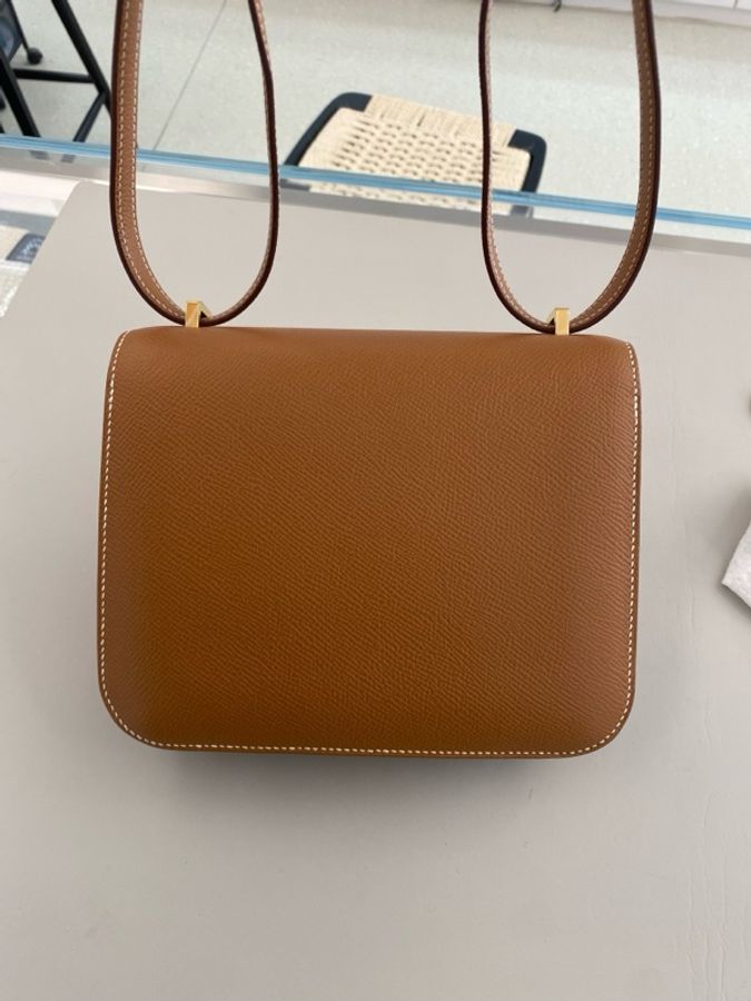 【大全套震撼撿漏價👍🏻全網最低價💫】Hermes/愛馬仕 Constance 康斯坦斯 康康19 金剛棕 四大金剛色經典保值款-3