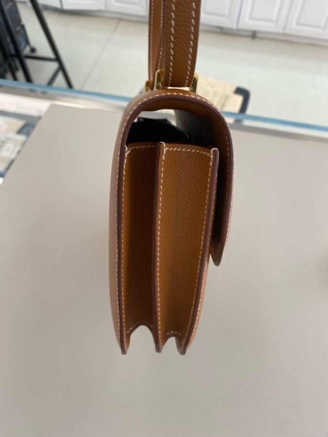 【大全套震撼撿漏價👍🏻全網最低價💫】Hermes/愛馬仕 Constance 康斯坦斯 康康19 金剛棕 四大金剛色經典保值款-5