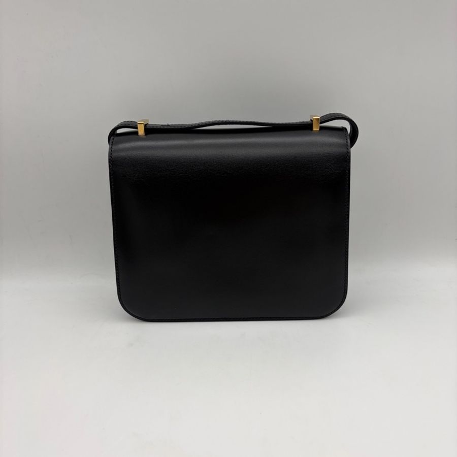 【震撼撿漏價👍🏻全網最低價💫】Hermes/愛馬仕 Constance 康斯坦斯 康康19 黑金經典款-4