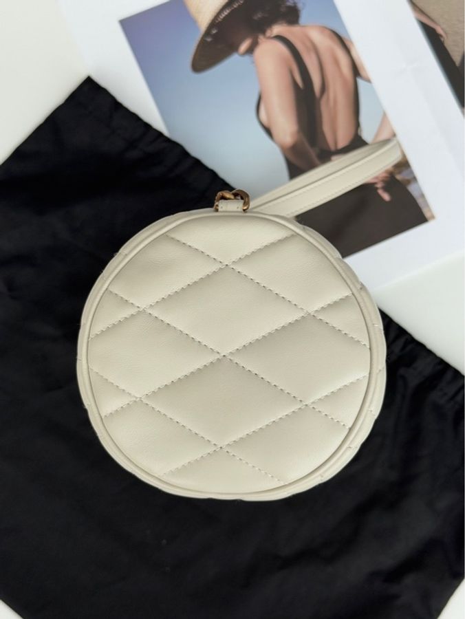 YSL聖羅蘭 白金筆筒包小號 金標Logo包 附件 塵袋-4