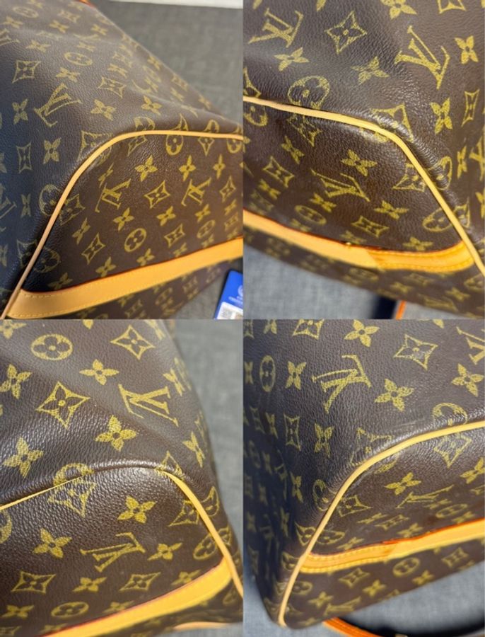 【男女同款✨ 30年歷史但狀況極好❤️全網最低價✨】LV 旅行袋55 keepall 55 肩帶款單肩斜挎旅行包-6