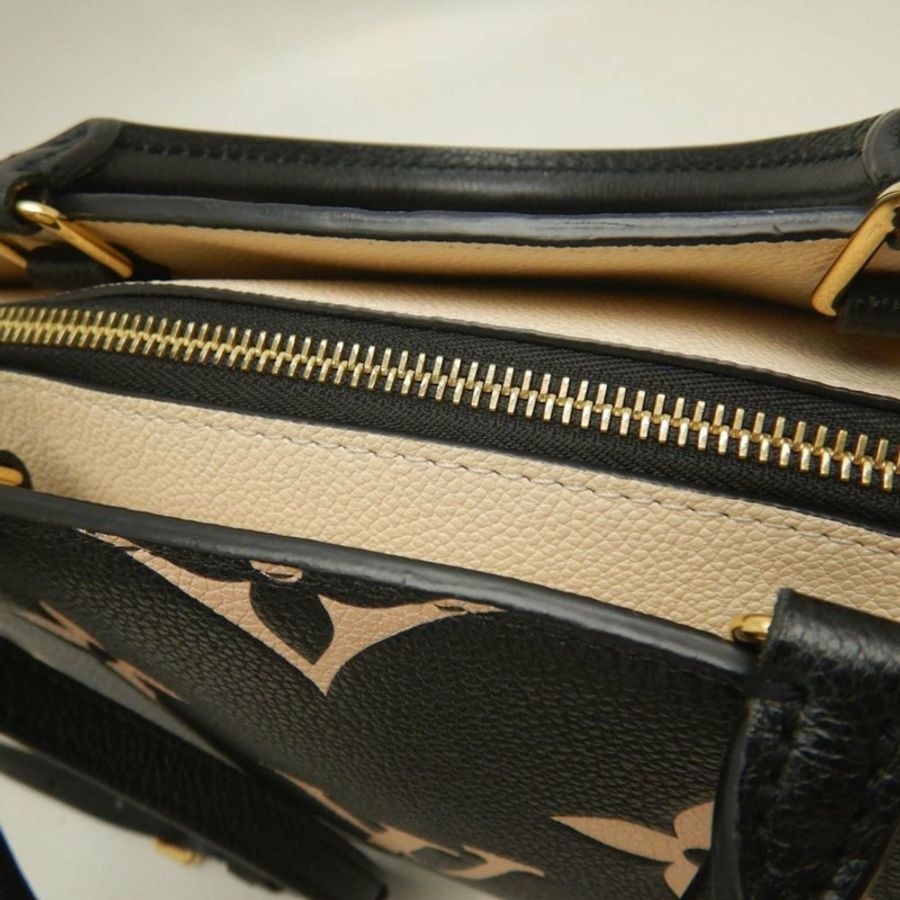 路易威登 雙色 Monogram Petit Palais PM Empreinte M58913 手提包 Noir 女士 254085-10