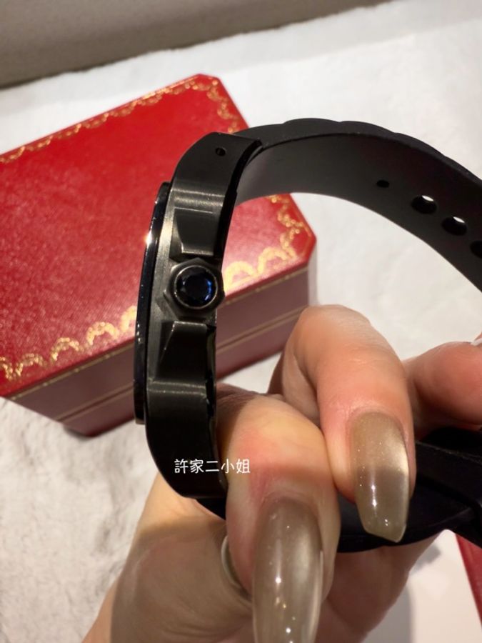 Cartier 卡地亞 Santos 100 so black-2
