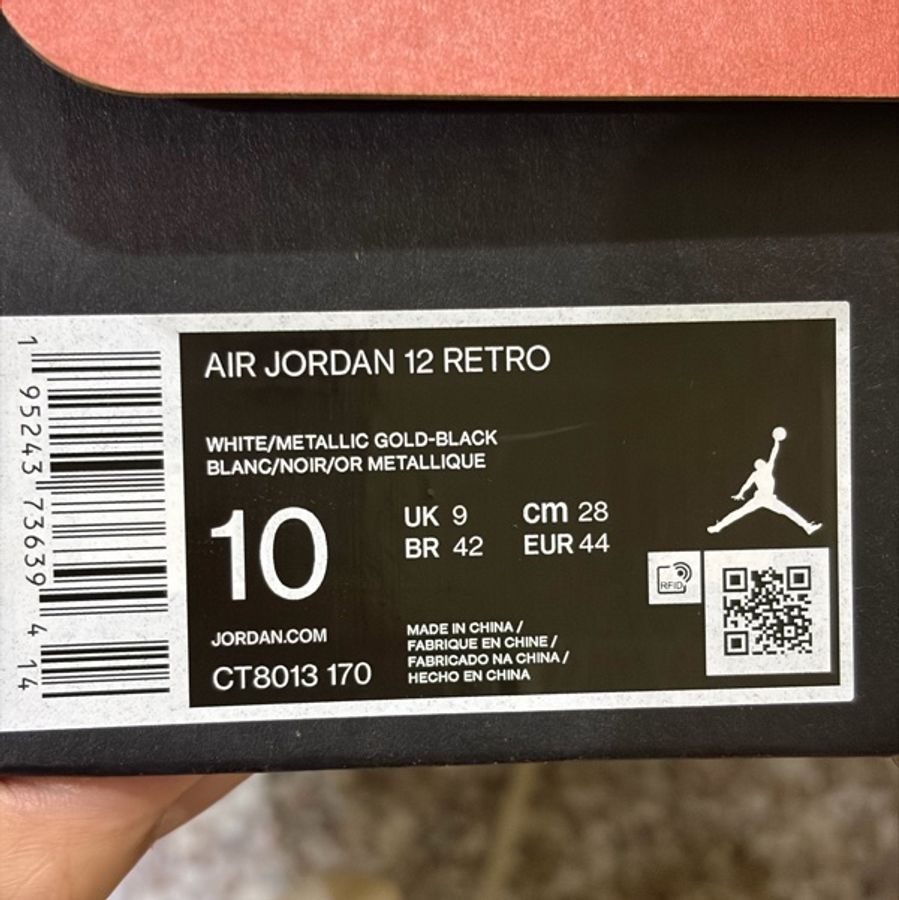 Nike Air Jordan 12 尺寸US10-9