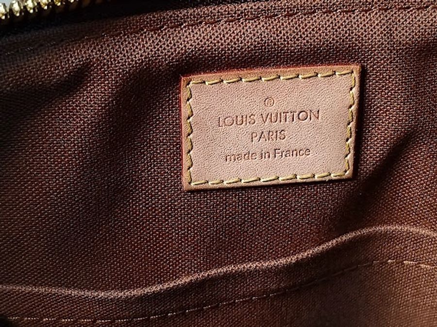 LV M40145 花紋手提抓皺斜背包-8