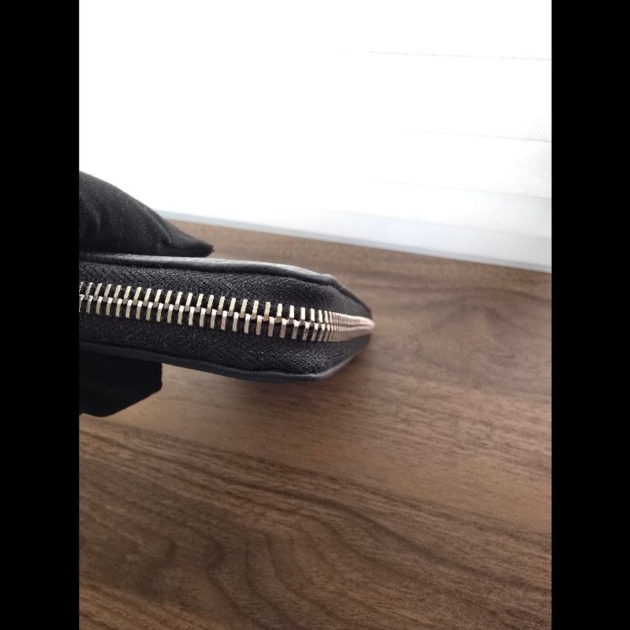 Balenciaga 黑色牛皮壓紋 Shadow 長夾 閒置全新未使用-8