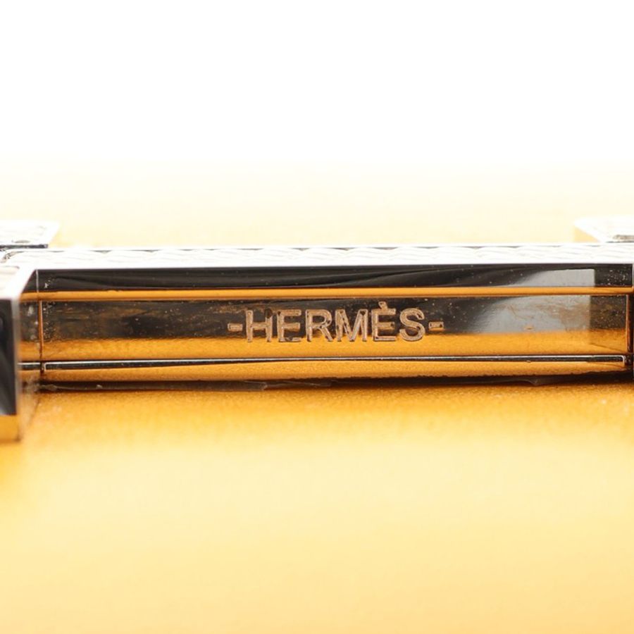 HERMES 愛馬仕 Constance 長夾 Tadelakt牛皮 稻草黃 A刻-7