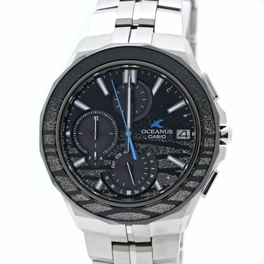 卡西歐 Oceanus Manta 蒔繪限量版(1500枚)OCW-S5000ME-1AJF 男士鈦金屬腕錶 40539-1