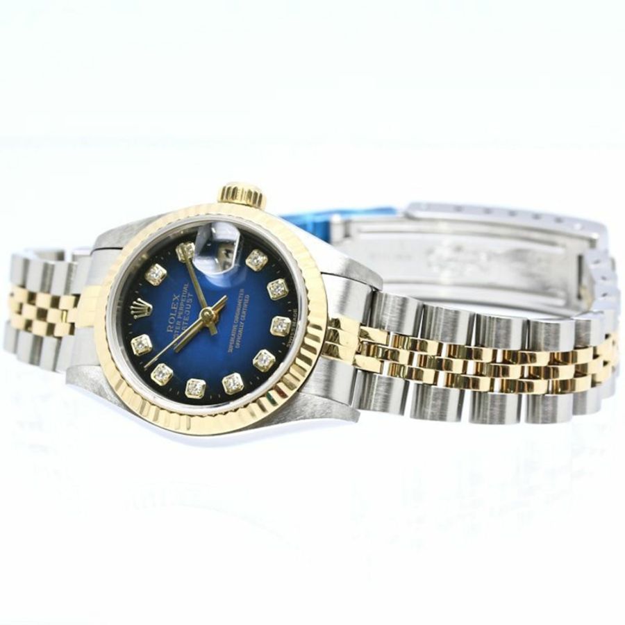 Rolex Datejust 10P 鑲鑽 79173G 女士腕錶 40549-2