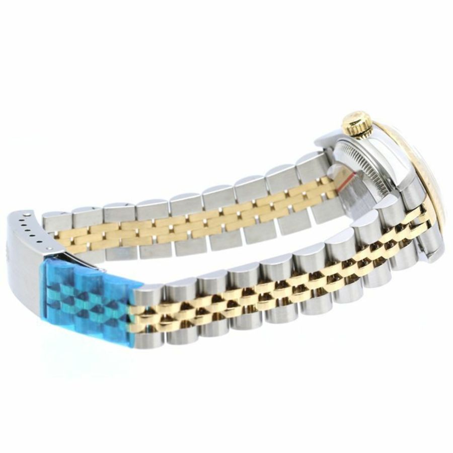 勞力士 Datejust 10P 鑲鑽千鳥格金 69173G 女士腕錶 40548-4