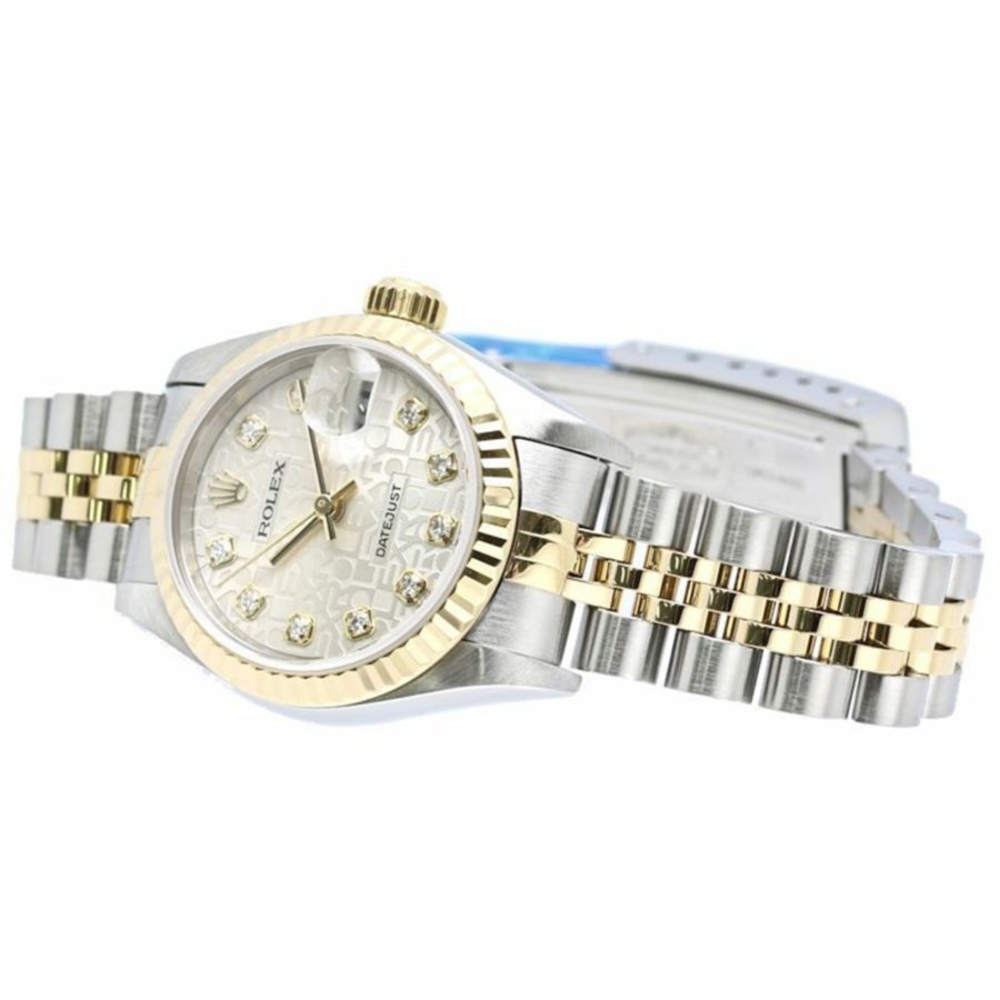 勞力士 Datejust 10P 鑲鑽 79173G 女士腕錶 40550-2
