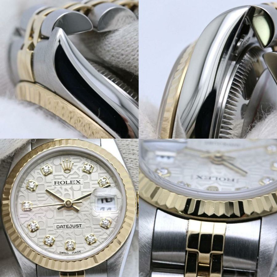 勞力士 Datejust 10P 鑲鑽 79173G 女士腕錶 40550-7